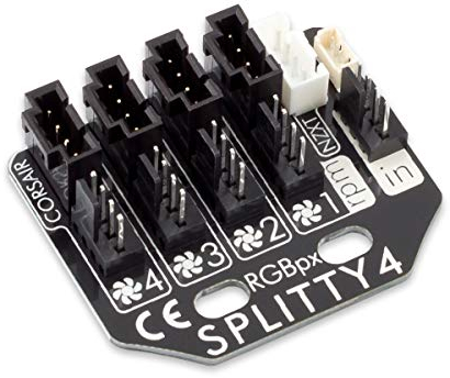 Aqua Computer RGBpx Splitty4 Lüfter-Splitter