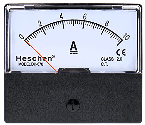 Heschen singolo pannello montato elettricità tester Amperometro DH 670 DC 10 A classe 2.0