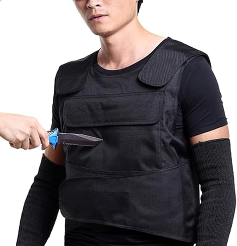 Protective Bulletproof Knifeproof Vest, Safety Tactical Stab Proof Vest Clothes, Front and Back