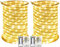 RcStarry 2 Stück Batterie LED Lichtschlauch Außen 100 LEDs 10 Meter IP68 Wasserdicht 8 Modi mit Fernbedienung und Timer DIY Dekoration für Weihnachten, Garten, Hochzeit - Warmweiß