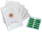 FSProdukte Filterset kompatibel mit Vorwerk Kobold VT 260, 265, 270, VT260, VT265, VT270, 10 Microvlies-Beutel mit Schiebeverschluß, 10 Duftstäbchen Sommerwiese