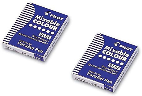 Pilot Ink Cartridge Parallel Pen Blue Set of 2aa