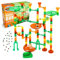 Marble Genius Murmelbahn Dinosaurier Starter Set - 130 komplette Teile + kostenlose Anleitungs-App (80 durchscheinende Marmorstücke + 50 Glasmurmeln)