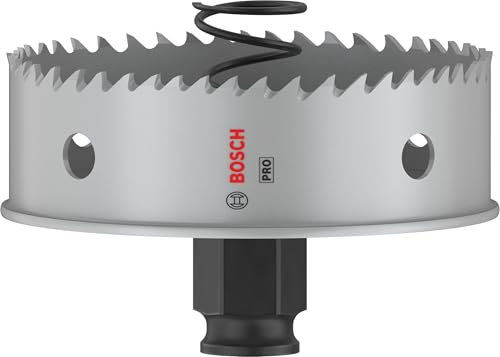 Bosch 1x Scie trépan PRO Sheet Metal Power Change Plus (pour Tôles en acier inoxydable, Tôles en acier, Ø 83 mm, Professional Accessoire Perceuses/visseuses rotatives)