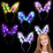 Herefun 6PCS Hasen Haarreif Leuchtendes Stirnband, LED Bunt Leucht Hairband Hasenohren, für Easter Geburtstag Weihnachten Party, Erwachsene Kinder Leucht Kopfstück Rabbit Ear