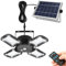 GEYUEYA Home Solarlampen Für Außen Mit Bewegungsmelder, 128 LED 1000 Lm, 4 Bewegungserkennungsmodi, Solarlampen Für Außen Mit 5m Kabel, Gartenhaus Pavillon