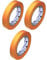 klebemeister 3x Profi Malerband zu je 25mm x 50m ⎥ Abdeckband Abklebeband Goldband