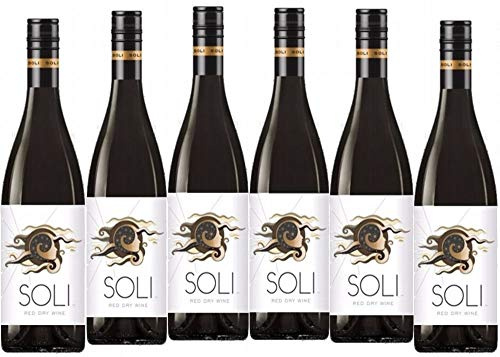 Paket von 6 Flaschen CAB.SAUVIGNON & CAB.FRANC & MELNIK SOLI, 0,75 l, Elenovo, Bulgarien