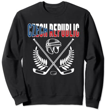 Tschechische Republik Eishockey-Fans Trikot – Support Czech Hockey Sweatshirt