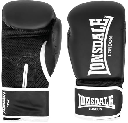 Lonsdale Boxhandschuhe aus Kunstleder ASHDON