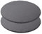 Plato Llano de Pizarra Natural, Fuentes de Cocina, Platos para Sushi, Plato de Pizarra, Bandejas para Servir Alimentos Quesos, Tapas Sushi, Negro, Tablas de Piedra Redonda 28 cm - 2 Unidades