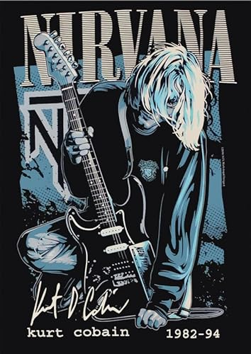 Generic Nirvana 3 Retro Vintage Rock Concert Gig Poster Wandkunst A4