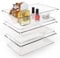 SOVATON 3 Stück große Schubladen Organizer 15,5 * 23,2 cm, Schubladen Ordnungssystem, Schreibtisch Schubladentrenner, Schubladeneinsatz Küche Bad Büro, Aufbewahrungsbox Make Up Kosmetik Schminktisch