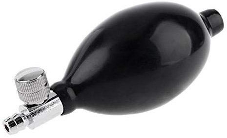 Blood Pressure Monitor Inflation Pump Latex Bulb with Twist Air Release Valve