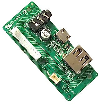 MOOKEENONE Upgrade Power Motherboard Ladeanschluss Board für JBL Charge 3 Version GG, Lautsprecher Ladeanschluss ersetzen