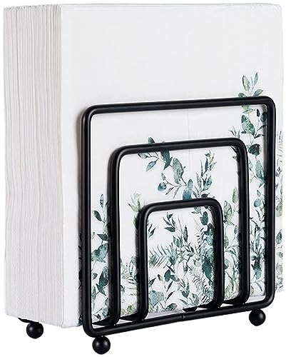 Kaxich Porte Serviette de Table en Fer Support de Serviettes en Papier Porte Serviette pour Cuisine Métal Porte Serviette de Table en Papier