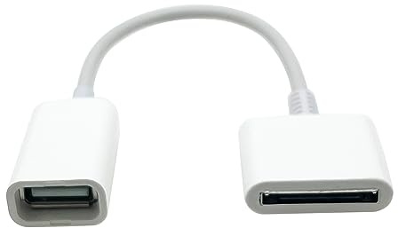 1pcs Dock 30pin Femelle À USB Female Câble De Données Au Clavier USB,white