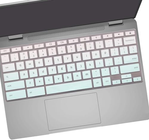 Keyboard Cover for Lenovo Chromebook Flex 3 11.6/Chromebook C330 C340 100e 300e 500e 11.6 /IdeaPad 3 Chromebook 11.6/ Lenovo Spin X360 Chromebook 11.6 / Lenovo Chromebook Flex 5 5i 13 inch-MGreen