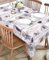 RICAMI FIORENTINI BALDI Tovaglia cotone LAVANDA. Made in Italy (Rettangolare cm 140x180 con 6 tovaglioli)