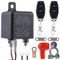 PRITOK Remote Battery Disconnect Switch: 12V 200A Remote Car Kill Switch with 2 Keys, Wireless Remote Car Battery Disconnect Relay, Car Battery Disconnect Switch for Cars, Motorhomes, Trucks