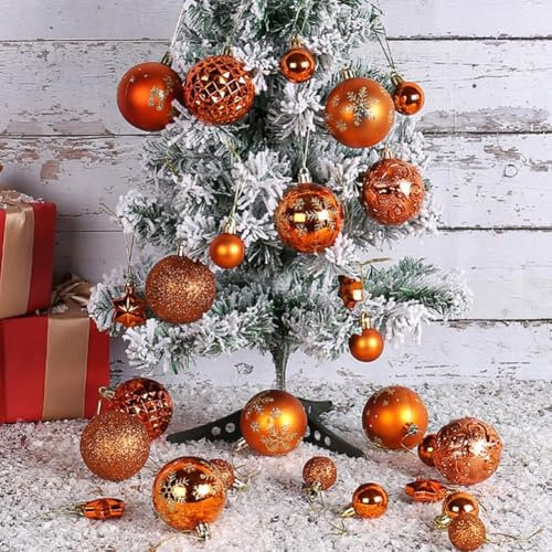 Festive 44-teiliges Weihnachtsschmuck-Set, perfekt für Baum- und Party-Dekorationen (F)