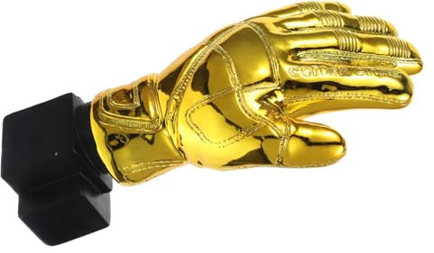 BESPORTBLE Goldene Torwart-Trophäe Aus Kunstharz – Goldener Handschuh Pokal Für Fußball-Wettbewerbe WM Und Ideales Souvenir Und Für Fans Und Sportler