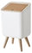 U2PICK Mini Trash Can with Lid, 9 Liter Garbage Bin, Waste Bin with Legs, Plastic Trash Can Suitable for Kitchen, Bathroom, Bedroom, Living Room, Office Square