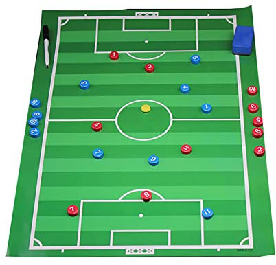 DYUNCZ Taktiktafel fußball Magnet, Große Fußball Aufstellungs Taktiktafel für das Training, Trainer Geschenk