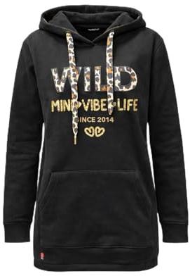 Zwillingsherz Damen Hoodie Sweatshirt Pullover mit Print – Kapuzenpullover für Frühling & Herbst