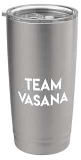 Team Vasana Funny Quote Island Love Television Show LI Humor Stainless Steel Insulated Tumbler