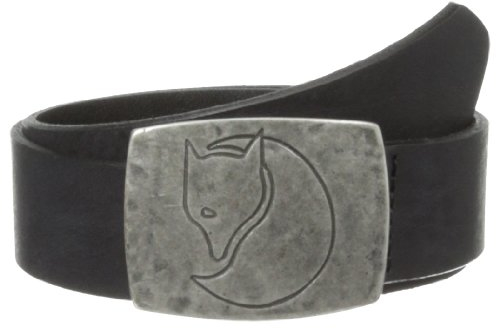 Fjällräven Herren Murena Silver Gürtel, Black, S