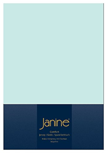 Janine Spannbettlaken Elastic 5002, Gr. 100x200 cm, Fb. 22 morgennebel, Elastic-Jersey