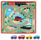 Melissa & Doug Spielteppich (100 x 90 Zentimeter) - Stadt und Straßen mit Autos (5 Teile)