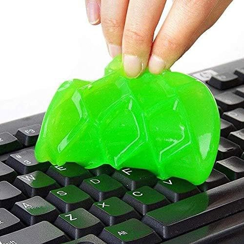 ULTRICS Universal Dust Cleaning Gel Putty Slime (10-pack), Keyboard Cleaner, Reusable Cleaner for Keyboards, Office Equipment, Laptops, Computers, Mobile Phones, Car Vents, Cameras, Printer and More