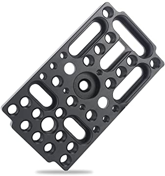 NICEYRIG Switching Plate Camera Cheese Easy Plate for Railblocks Dovetails Short Rods-161