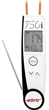 Ebro TLC 750i HACCP-ko Infrarot-Thermometer und optisches Sondenthermometer (HACCP) 2:1-50 bis +250°C