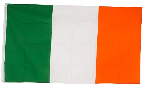 SCAMODA Bundes- und Länderflagge aus wetterfestem Material mit Metallösen, Outdoor Fahne & Flagge (Irland) 150x90cm