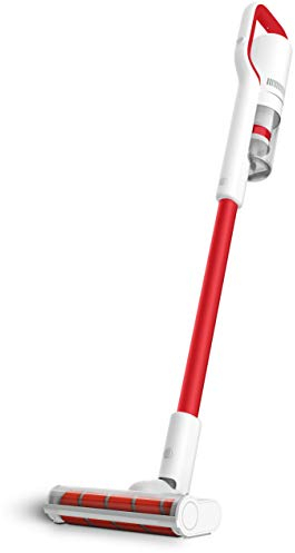 Roidmi R15 Cordless Cleaner, Anti Tangle Hair Brush Head, 2 in 1 Stick Vacuum, Magnetic Wall Mount, Lightweight, Powerful Cleaning, Red and White