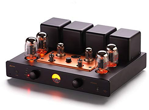 Dared Uranus Stereo Integrated Tube Amplifier with Remote Control,Output Power 50wx2,Built-in Phono Stage, Support Direct Power AMP, KT88x4,12AX7x2,6N8Px2, AC115 and AC230 Optional