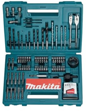 Makita B-54520 B-54520-Set Puntas + Atornillador 100 pcs, Negro