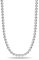 LeCalla 925 Sterling Silver Italian 3mm Diamond-Cut Bead Ball Strand Chain Necklace for Women 24 Inches, Made in Italy