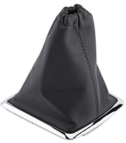 Hlyjoon Bota de perilla de cambio de marchas para coche - Bota de polaina de palanca de cambio de marchas para coche Reemplazo de cubierta de polvo de cuero PU para Focus 2005-2012