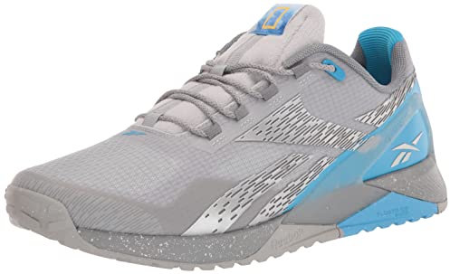Reebok Herren Nano X1 Tr Adventure Cross Trainer, Reingrau/helles Cyan, 44 EU