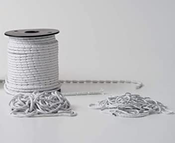 LE ANTICHE MERCERIE Filo Corda Piombata per Tende Tendaggi Tessuti Zanzariera – Varie Grammature – Peso Zavorra (85 GR)