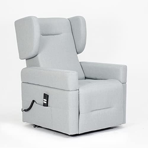 POLTRONE ITALIA Lexa 2 Moteurs Fauteuil releveur inclinable Dispositif Médical accoudoirs Amovibles siège à Micro-Ressorts fauteuils électriques fauteuils de Relaxation Gris foncé