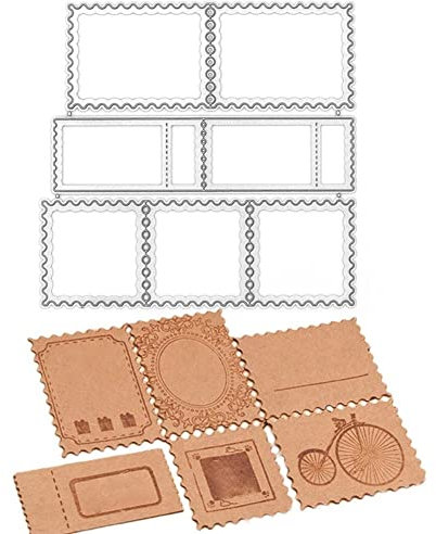 Casiler Metallschnitt Die Vintage -rahmenpapier Stanze Scrapbooking -briefmarken Craft -Karten Machen Präge Schablone