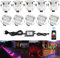 QACA Led Spot Mini Exterieur encastrable,Luminaire encastré 30mm IP 67 Eclairage Escalier Spot Exterieur Led Encastrable DC 12V 0.6W pour Patio Piscine Paysage (rgb wifi, 10 kit)