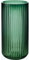 DECORPIA 25,4 cm große, verdickte grüne Glasvase – gerippte Glas-Blumenvase für rustikale Heimdekoration, dekorative Vasen für Blumen für modernes Bauernhaus, ideal für Regal, Kaminsims,