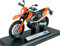 Welly 690 Enduro Arancione Con Base 1:18 1/18 Metallo Modello Moto Il Cast Nuovo in Scatola