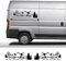 RWRAPS 2 Teile/los Autoaufkleber Grafik Vinyl Aufkleber, Passend für Peugeot Boxer Citroen Jumper FIAT Ducato Van Wohnmobilzubehör